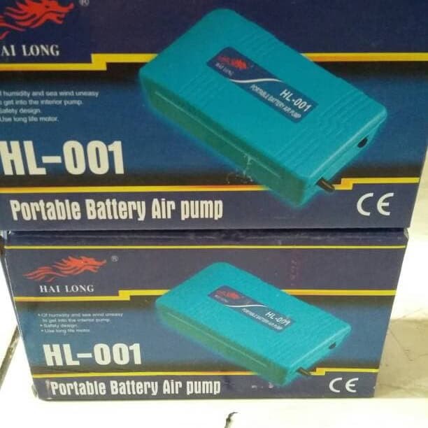 pompa gelembung udara oxygen ikan amara aa 001 portable baterai