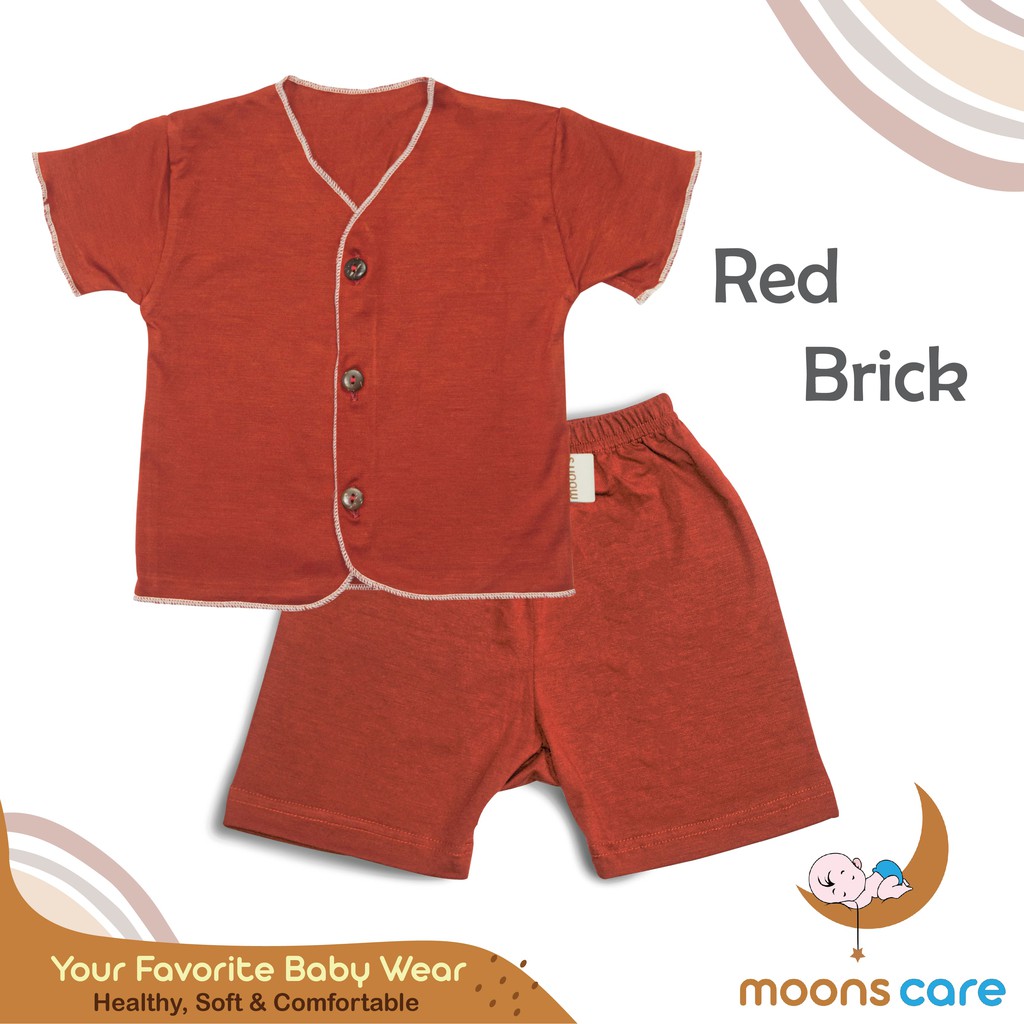 Newborn MOONS STELAN PENDEK POLOS PREMIUM  NEWBORN MOONS STELAN BAJU BARU LAHIR NEWBORN BAJU BAYI