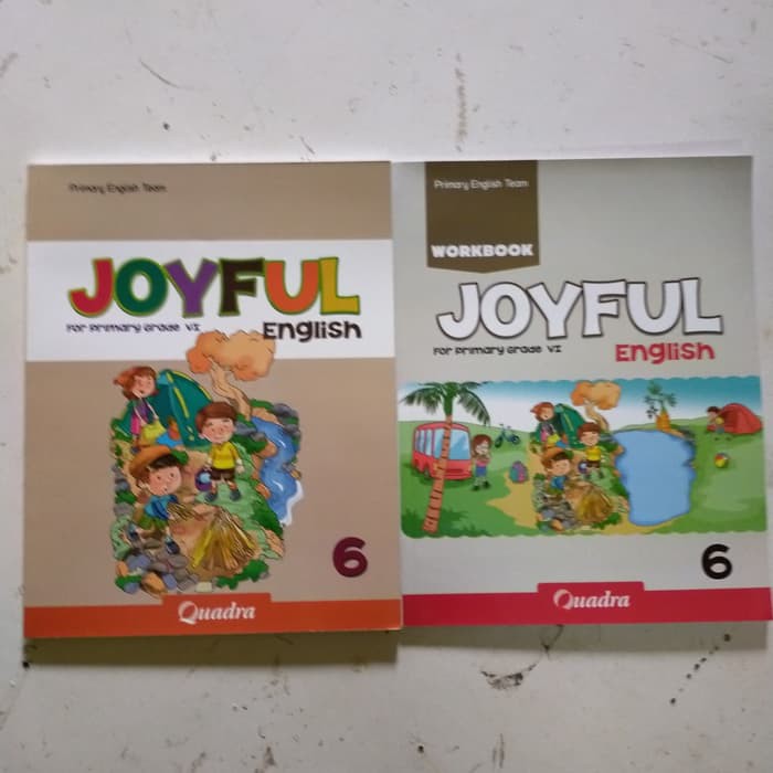 Jual PAKET COURSE BOOK AND WORKBOOK JOYFUL ENGLISH GRADE 6 (2 Buku ...