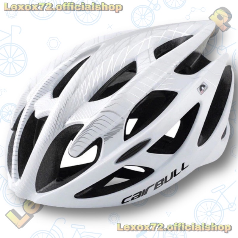 CAIRBULL Helm Sepeda Ultralight Air Vents Cycling Bike Cap Size L - CB-01 - White