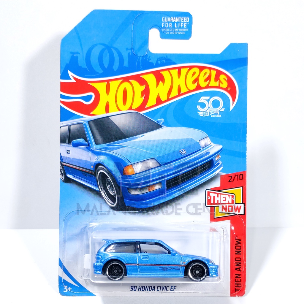 Hot Wheels 90 Honda Civic EF Blue Exclusive Kmart