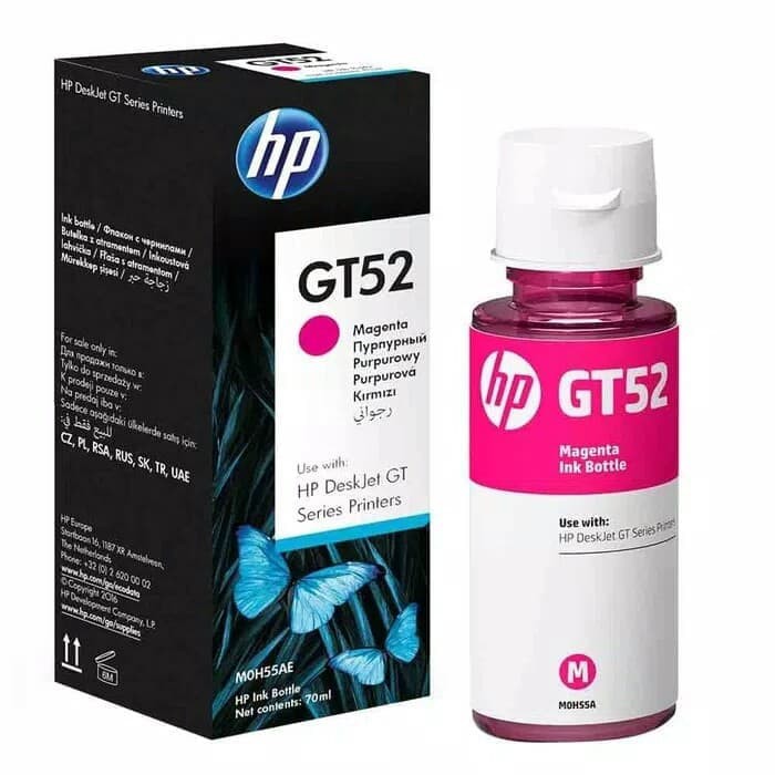 TINTA HP GT 52 C/M/Y | CYAN/MAGENTA/YELLOW - ORIGINAL 100% GT52