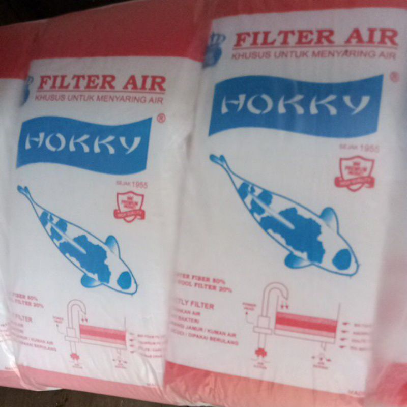 KAPAS FILTER AQUARIUM/FILTER AQUARIUM/ BAHAN PENYARING AIR/KAPAS HOKKY