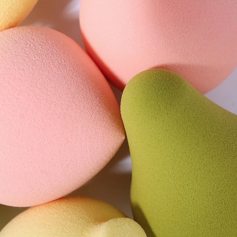 MAKE UP SPONGE / BEAUTY BLENDER PREMIUM BENTUK BUAH YOUSHA ISI 3