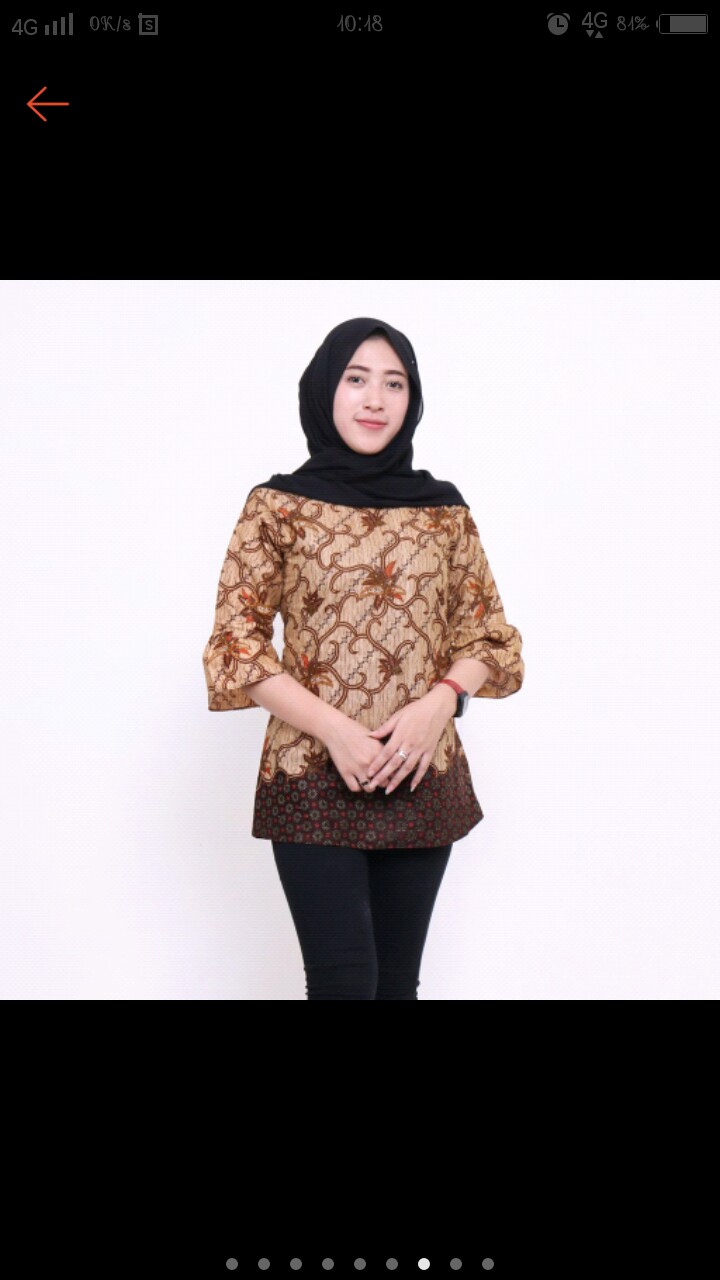 Atasan Batik Dolby Dolbi Dobby Doby Tenun Sutra Tulis Halus Katun Atbm Baron ,sarombit Atasan