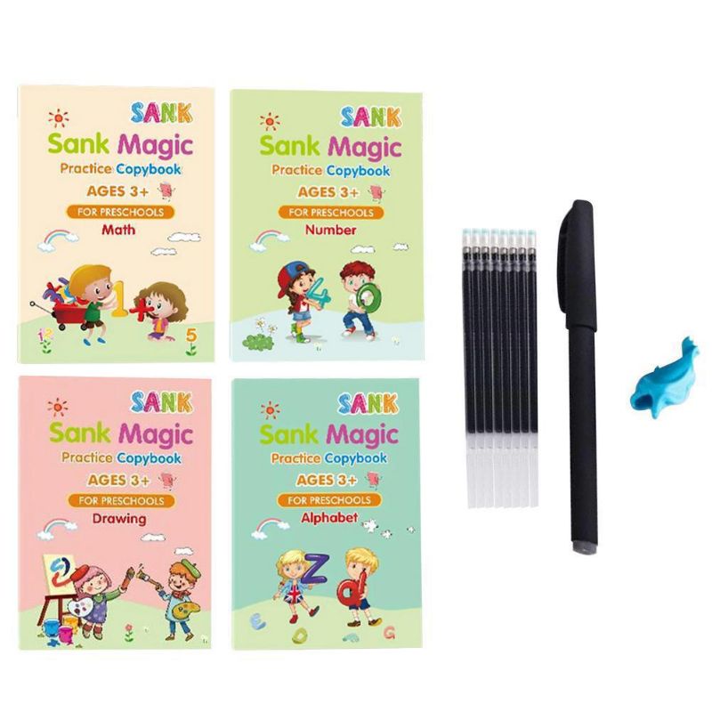 

(READY) SANK MAGIC PRACTICE COPY BOOK /SANK MAGIC PRESCHOOL/ SANK MAGIC LINES / SANK MAGIC HIJAIYAH
