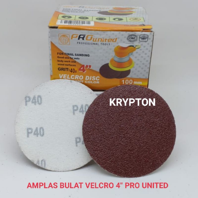 AMPLAS VELCRO 4&quot; BEST QUALITY PRO UNITED / 3S