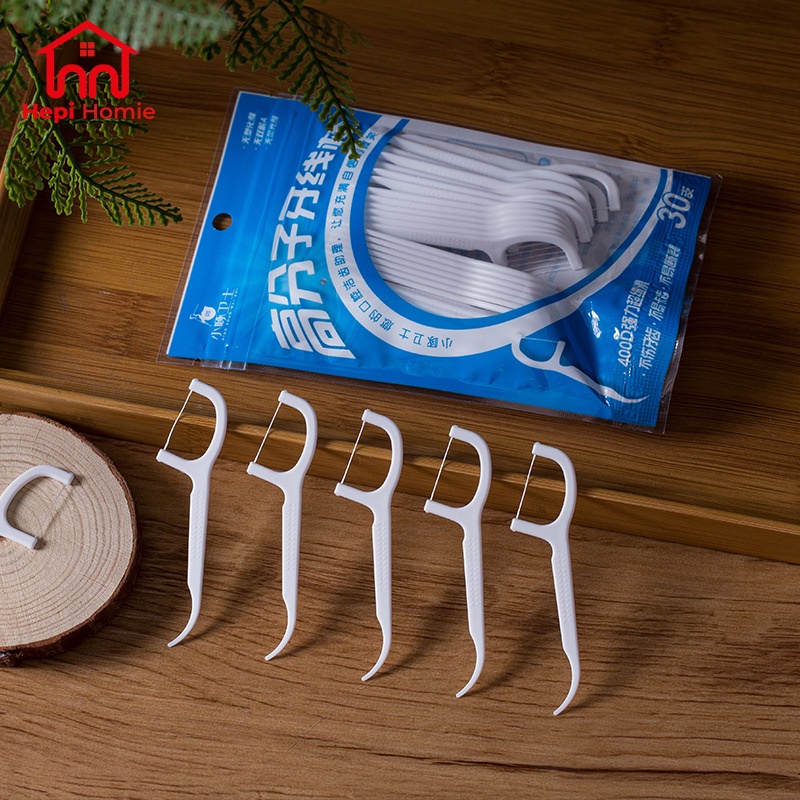 [HH] DENTAL FLOSS 30 PCS / BENANG BUSUR TUSUK GIGI ISI 30PCS PEMBERSIH SELA GIGI HIGH QUALITY HIGIENIS FLOSSER TOOTHPICK