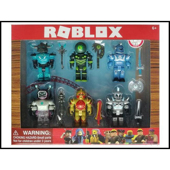 Roblox The Champions Of Roblox 6 Figure Pack Shopee Indonesia - the roblox elite army trea roblox