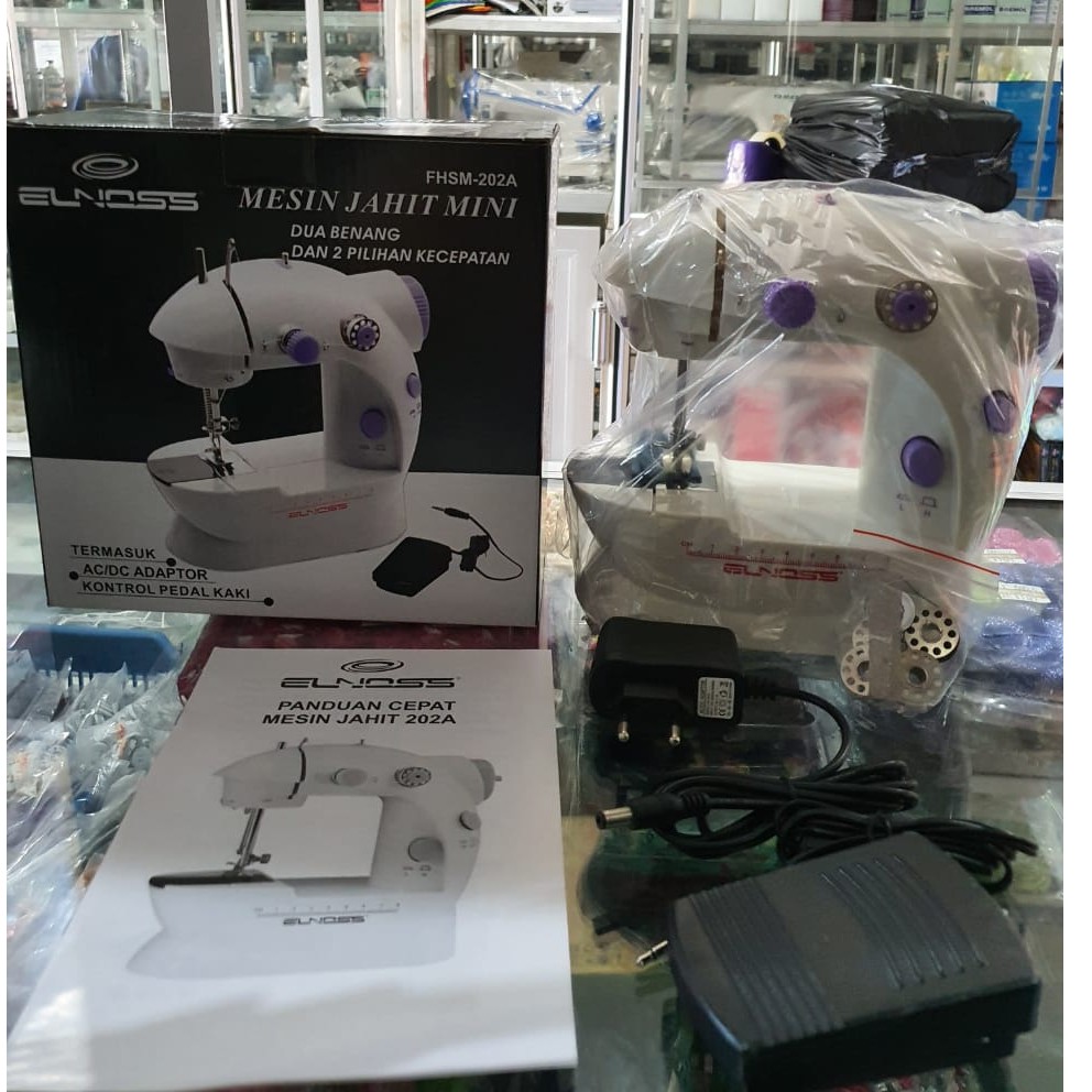Mesin Jahit MINI FHSM 202 Portable