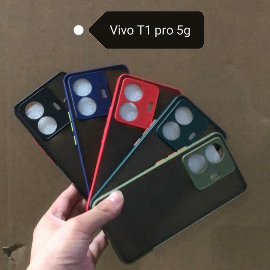 VIVO Y02 Y01A T1 PRO 5G T1 5G Y01 Y33T CASE HARDCASE DOVE MATTE TRANSPARAN DOFF HARD AEROCASE COLOUR CASING PROTECT CAMERA COVER PELINDUNG KAMERA  VIVO Y01 VIVO Y33T