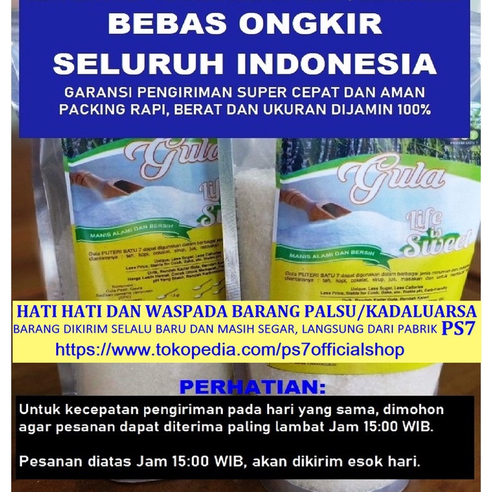 

OFFICIAL PS7 1 KG GULA STEVIA SEHAT ALAMI Promo