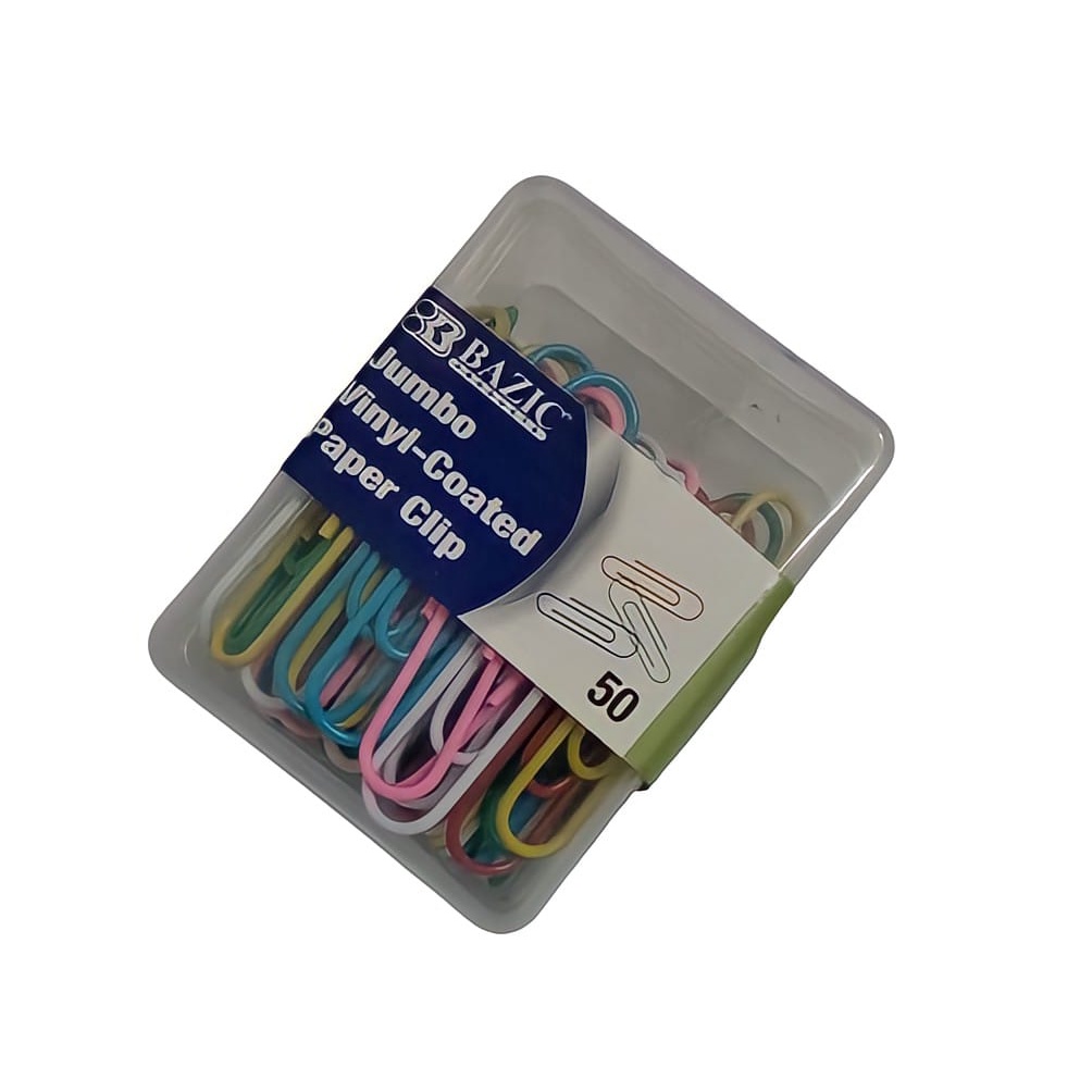 

KLIP KERTAS WARNA NO.5 BESAR + CASE BOX PAPERCLIP 205 BAZIC ISI 50 PCS