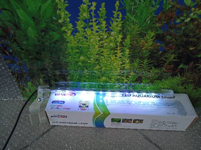 SAKKAI PRO LED-14W 3mode Lampu Aquarium Aquascape Jepit Gantung Crystal