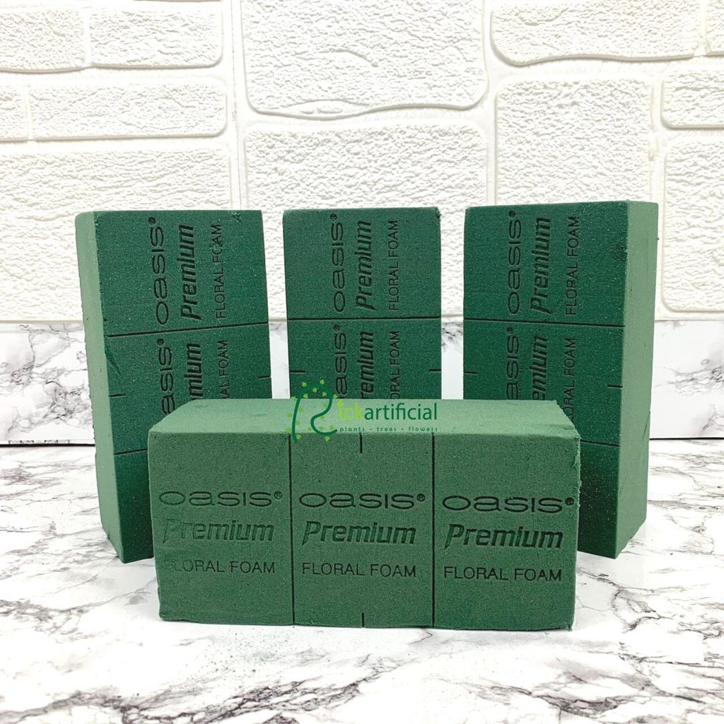 Busa Tanaman Hidup Premium Quality Floral Foam Oasis Media Tanam Dekorasi Pohon Hias Pajangan Taman
