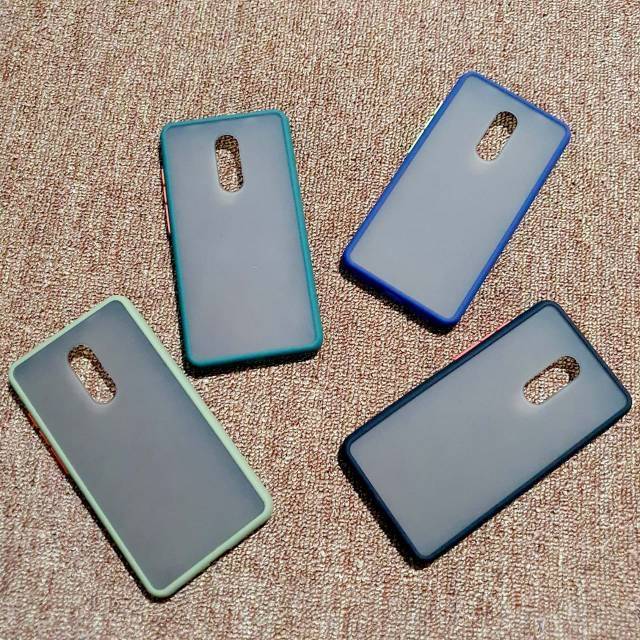 YKCS 0394 xiaomi redmi 5+ redmi 5plus hybrid frosted soft case back CASING HP polos fuse matte hitam