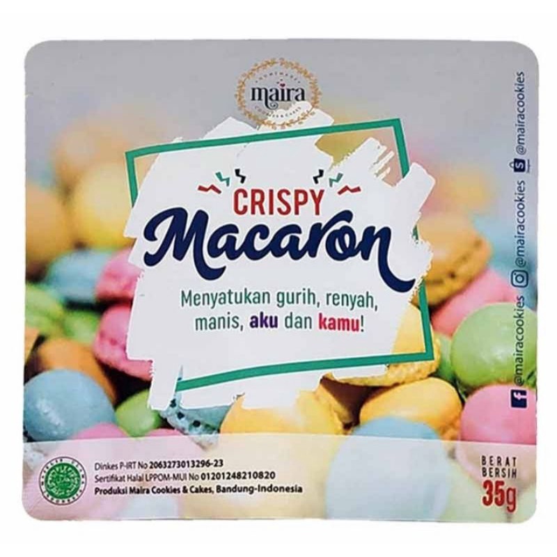 

Maira Crispy Macaron 35g