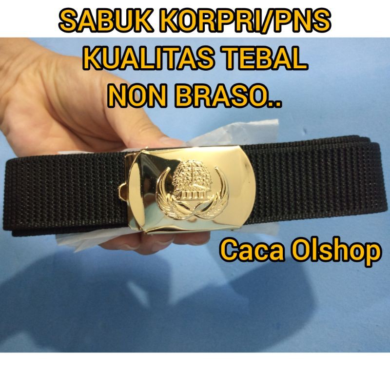 SABUK KORPRI BAGUS KUALITAS TEBAL NON BRASO