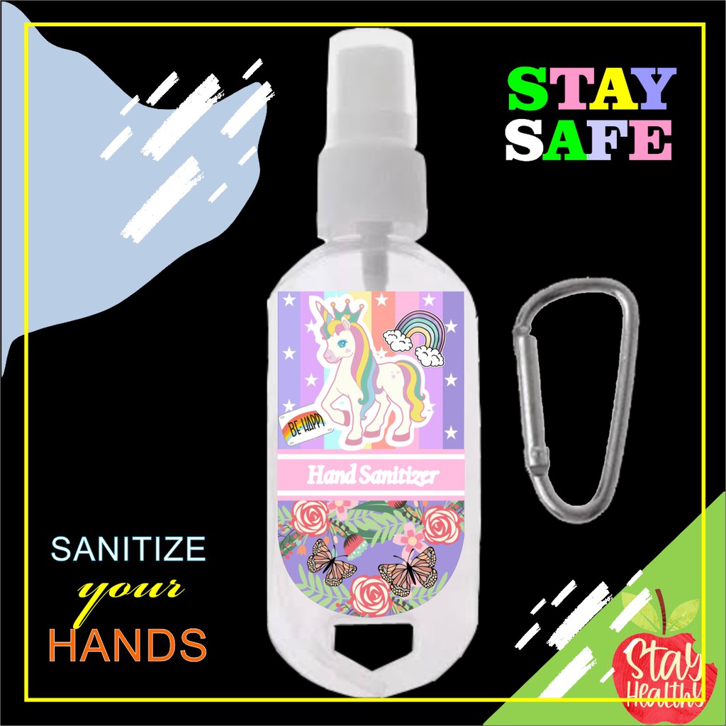 Handsanitizer Gantung Spray Karakter Lucu + Isi + Gantungan