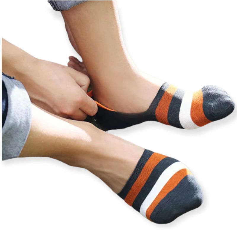 Hidden socks Stripes / kaos kaki invisible / kaos kaki pendek pria wanita dewasa kaos kaki balet Motif Garis