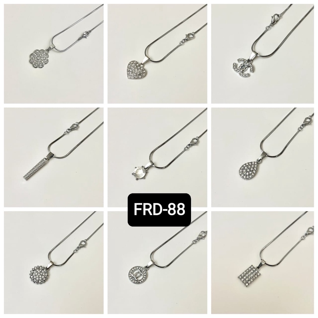 KALUNG LIONTIN WANITA TERLARIS TERMURAH BYK PILIHAN MODEL LAINNYA KK  (COD)