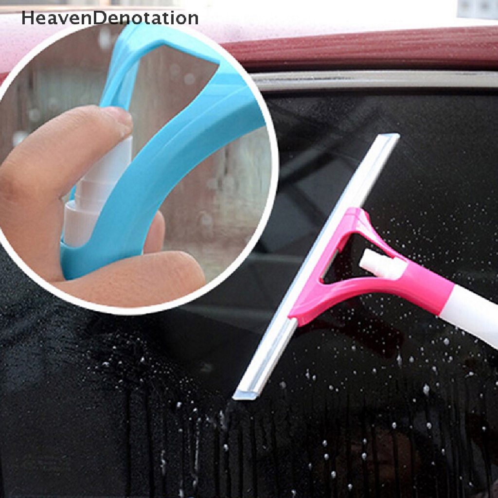 [HeavenDenotation] Spray Type Cleaning Brush Glass Wiper Window Clean Shave Car Window Cleaner