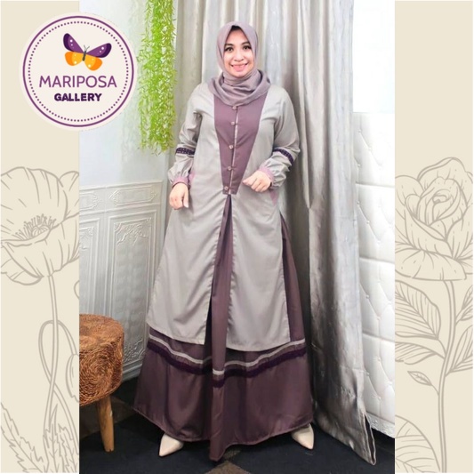 DEURA Busana Muslim Terbaru / Dress Deura / Gamis Deura Original / Setelan Gamis Deura 251 Original
