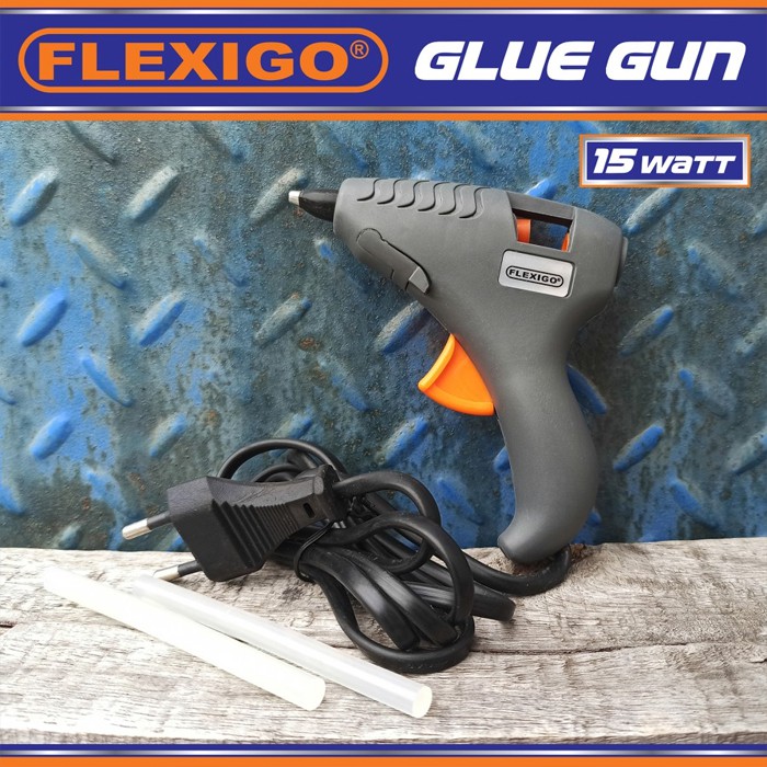 Alat Lem Tembak 15 watt Flexigo Glue Gun Ergonomic Pro