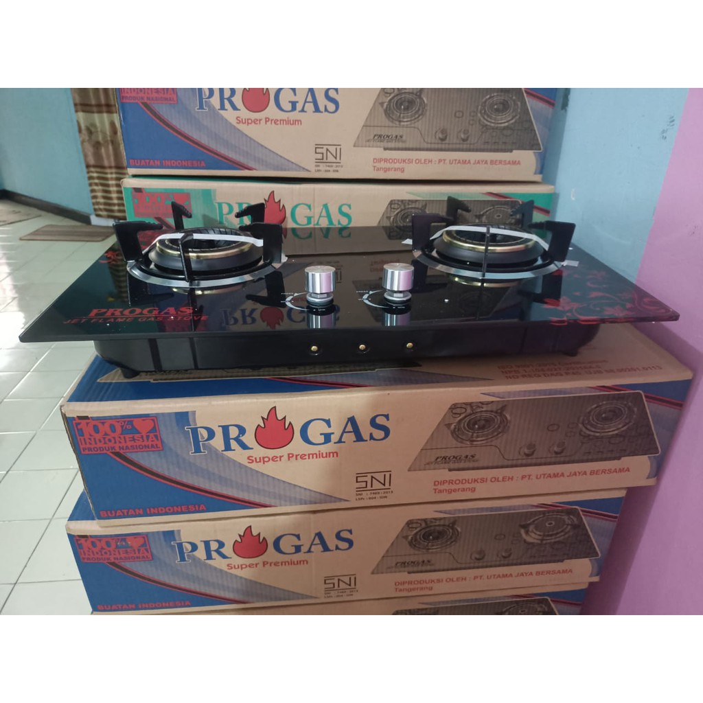 KOMPOR GAS TANAM 2 tungku gas PROGAS PG-569 - MURAH