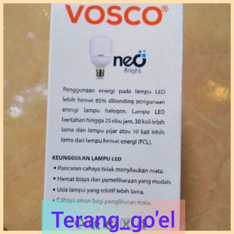 Lampu Led 20 Watt Kapsul Vosco Neo  / Vosco Neo Lampu Led Kapsul 20 Watt