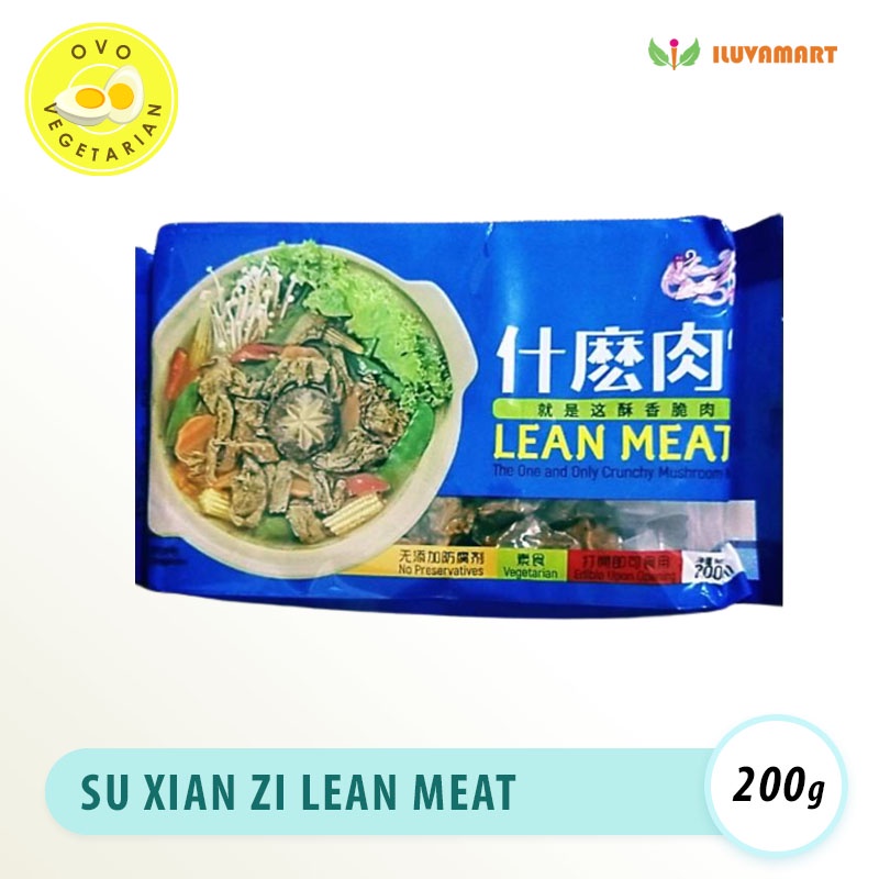 

Su Xian Zi Lean Meat 200gr / She Me Rou / Ampela / Ampla / Dendeng Vegetarian