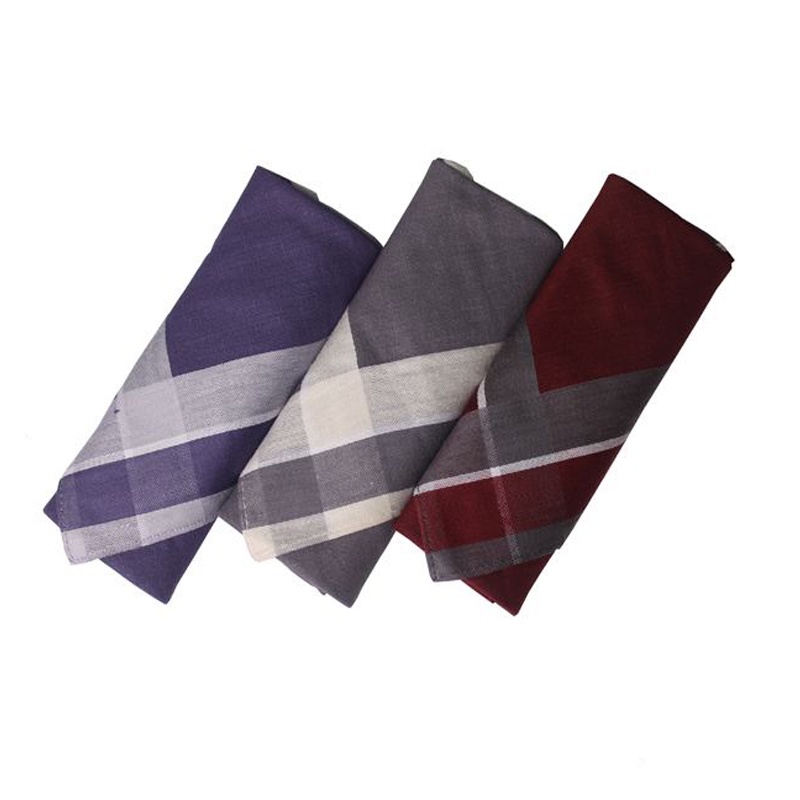 Sapu Tangan Pria Katun Isi 3 pcs Katun Multi Color - Byk Pilihan Warna SPT (COMB)