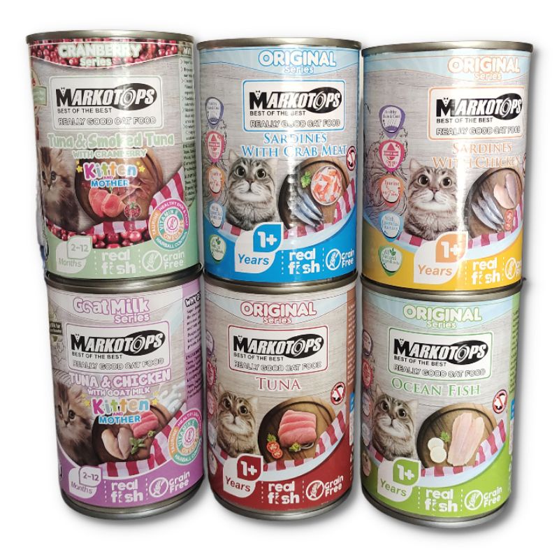 PH.Medan 400gr Markotop Kaleng - Makanan Basah Kucing / Wet Cat Food