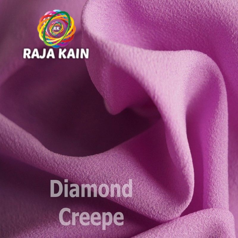 Kain DIAMOND CREPE Premium 1 Roll ( 50 yard ) / Bahan Kain Diamondcrepe
