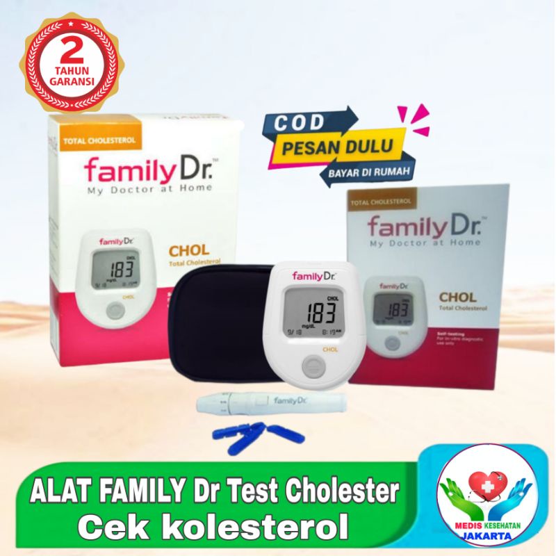 ALAT FAMILY DR TEST KOLESTEROL/ CEK CHOLESTEROL FAMILY DR / FAMILY DR CHOLESTEROL TEST KOLESTEROL FA