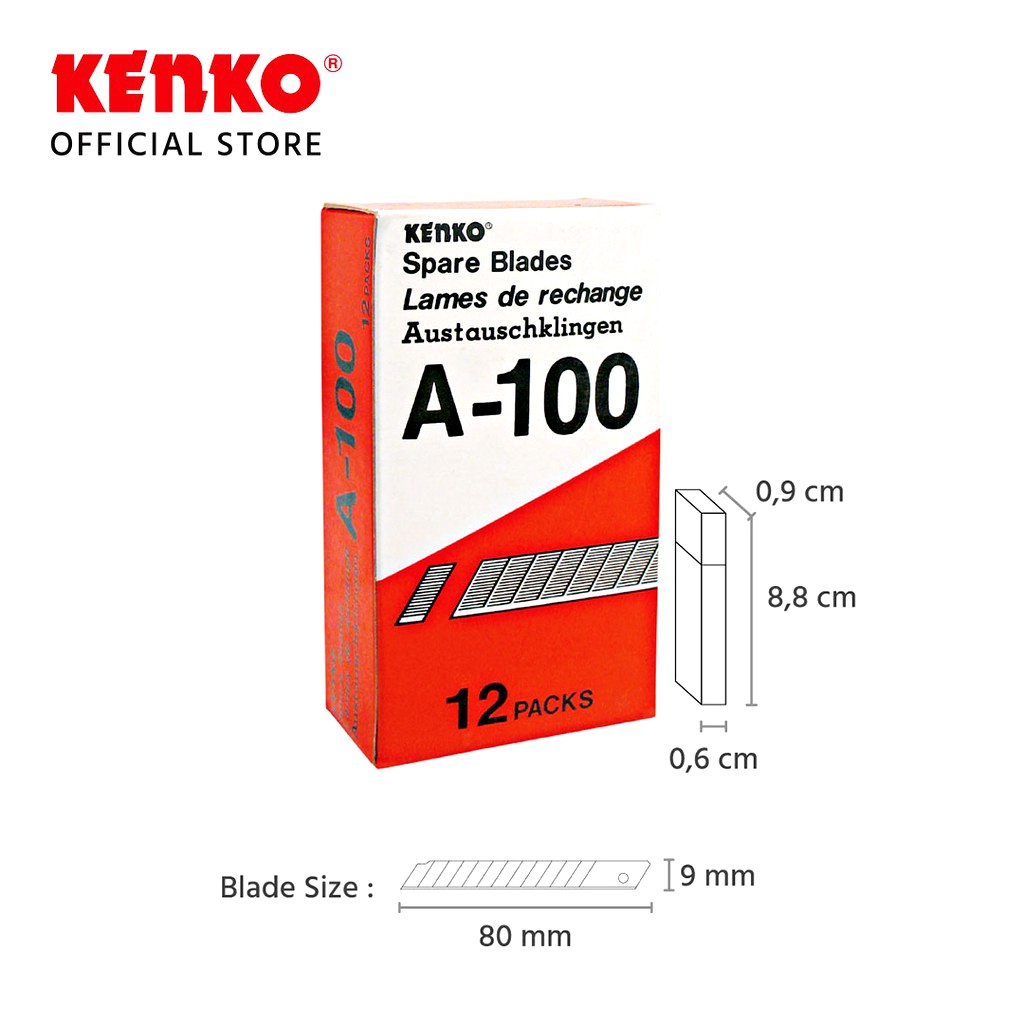 

Isi Cutter A-100/Kecil (1 Pack/5 Pcs)