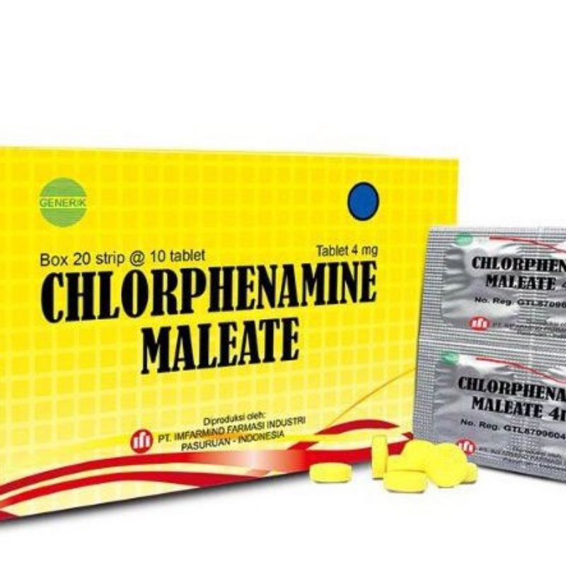 CTM IFI / 100 tab - chlorphenamine maleat obat alergi