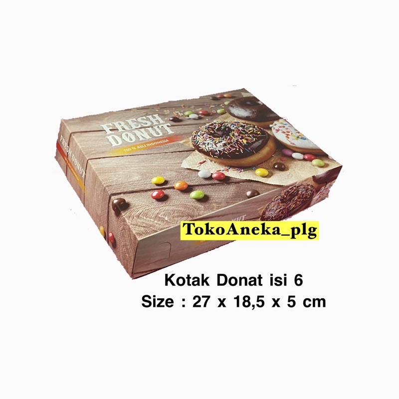 Kotak Donat / Dus Donat isi 6