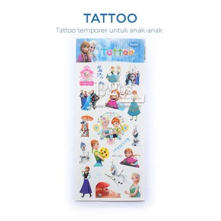  Tato  anak  Frozen Tatoo Stiker  Tattoo Temporary non 