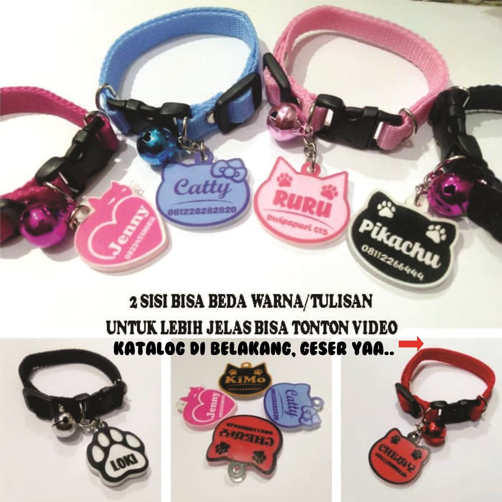  Kalung  Kucing  Custom Nama  Shopee Indonesia