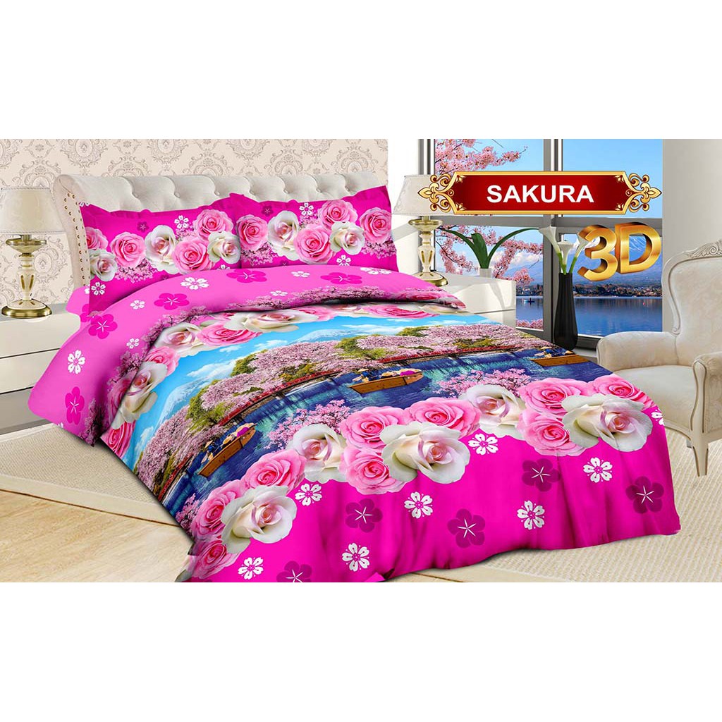 Seprai Bonita King 180x200 / Sprei Halus Bonita Karakter /  Sprei Bonita king B2 / Bonita Disperse