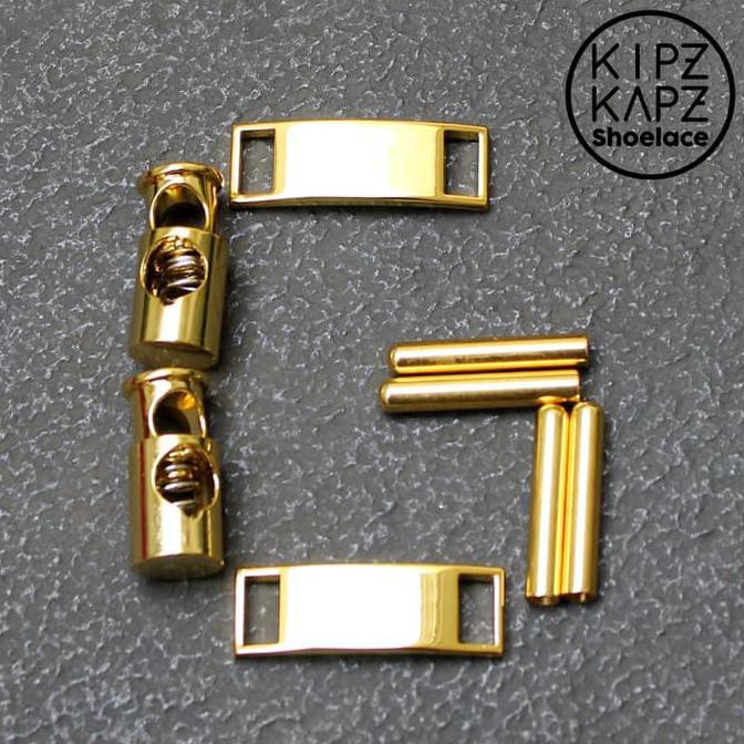 

TERBARU KIPZKAPZ SET GIFT BOX - TIPS - LOCKS - DUBRAES - GOLD METAL