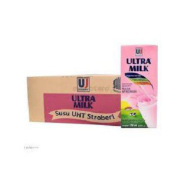 

ULTRAMILK STRAWBERRY DUS 250ml (ISI 24 PCS)
