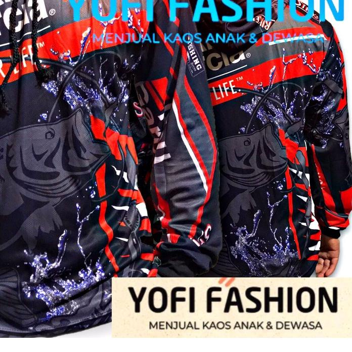 ♦ Jersey mancing/Baju mancing kaos mancing toman lengan panjang ▼