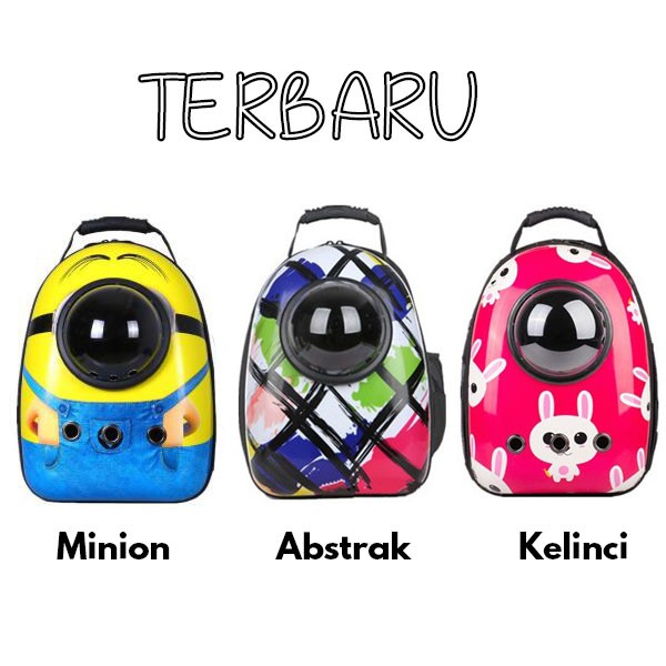 Adda Home - Tas Astronot Anjing Kucing Kelinci Ransel Backpack Astraunat Capsule Pet Carrier Travel Outdoor