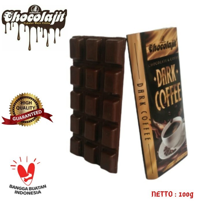 

Coklat batang isi wajit chocolajit dark coffee oleh oleh bandung