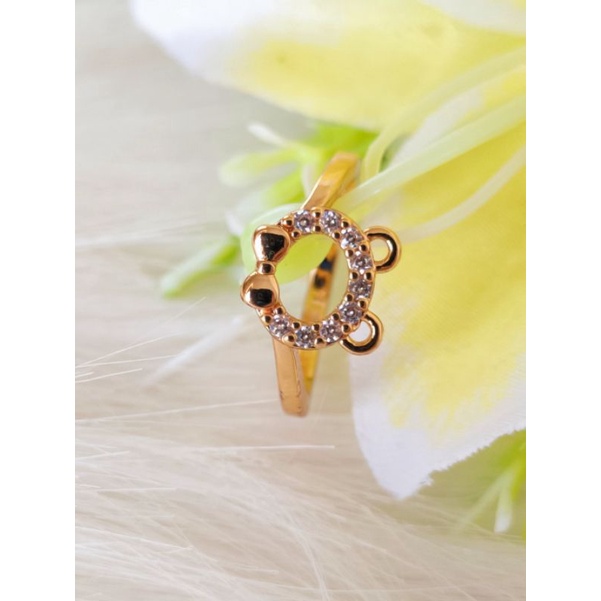 Cincin Emas Xuping Cincin Permata Cantik X3