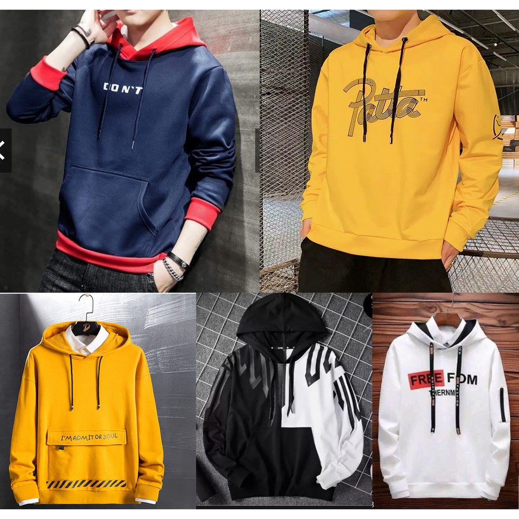 HipNop JAKET PRIA MIX SWEATER HOODIE PRIA JUMPER POLOS VARIASI TALI PAKAIAN COWOK COWO