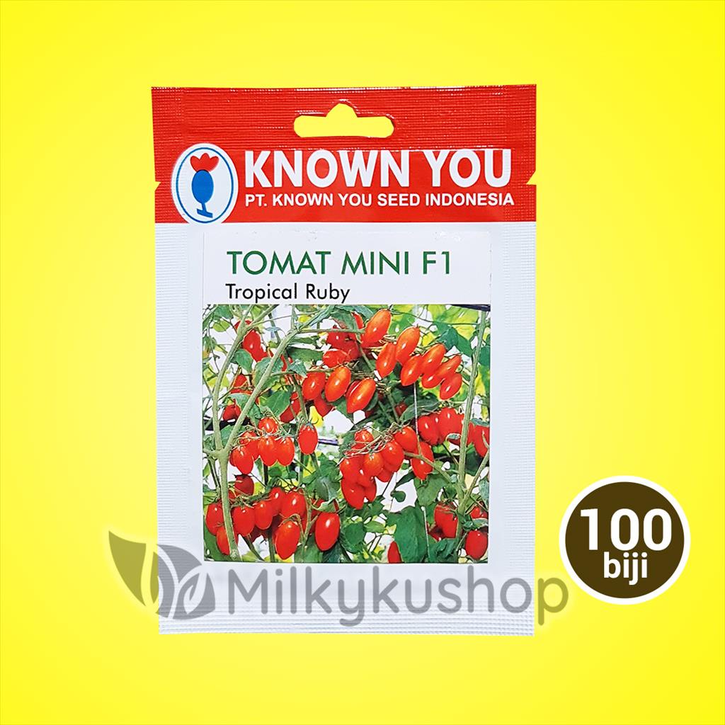 BENIH KYS KNOWN YOU SEED TOMAT MINI F1 TROPICAL RUBY KEMASAN PABRIK