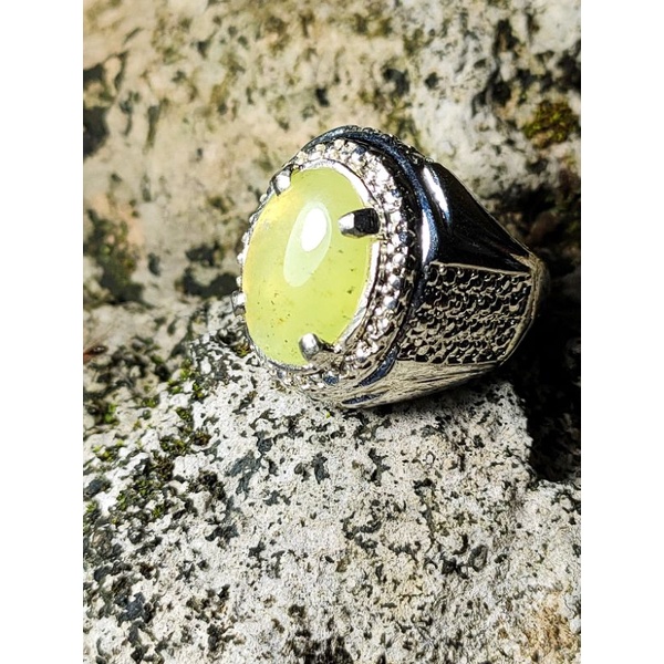 NATURAL IDOCRASE CINCIN BATU AKIK LUMUT SUNGAI DAREH PUCUK PISANG KODE 01549